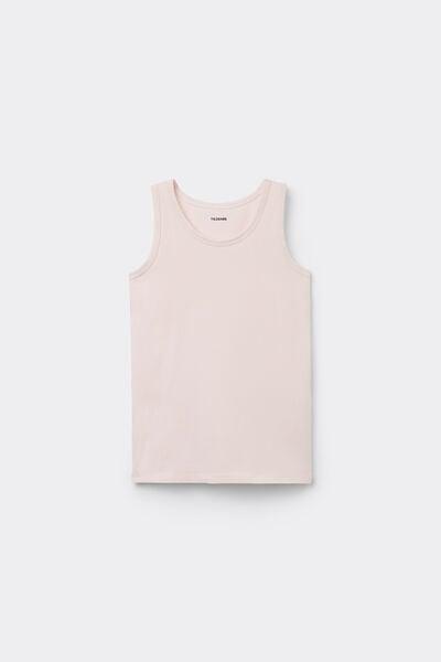 Pink Wide Shoulder Straps Camisole, Kids Boys, Love Pink, large image number 2