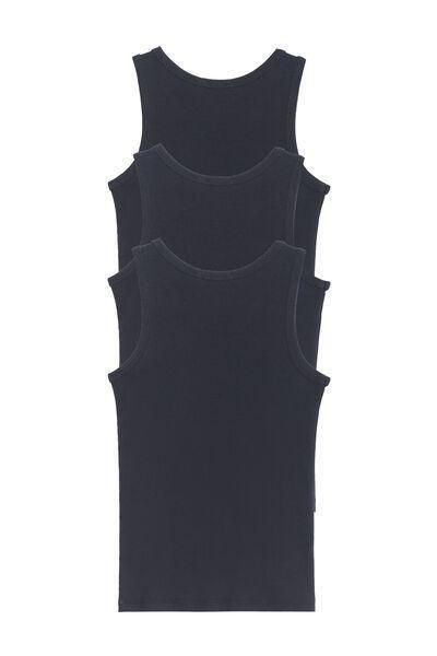 Multicolour Ribbed Camisole, Set Of 3, , large image number 1