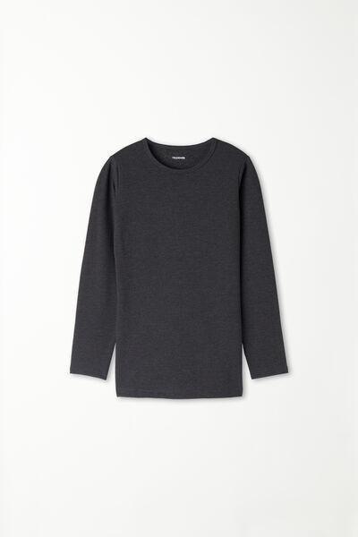 Grey Long-Sleeved Top, Kids Boys, , large image number 4