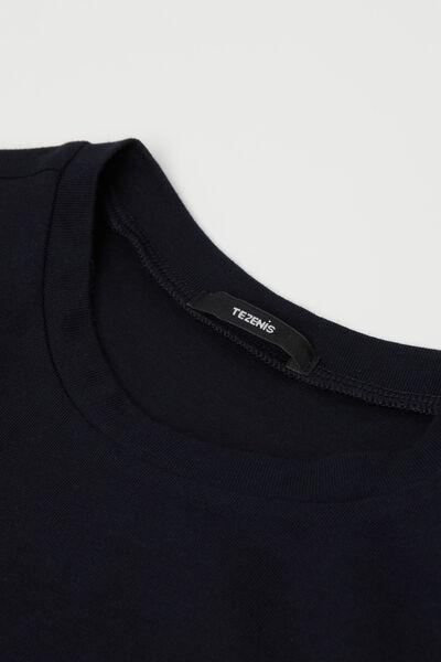 Navy Long-Sleeved Top, Kids Boys, Blue, large image number 6