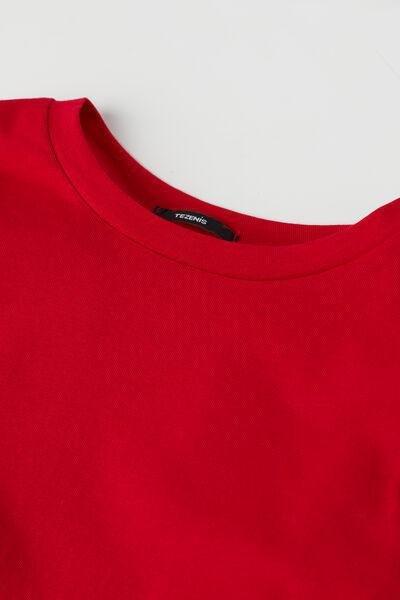 Red Long-Sleeved Top, Kids Unisex, 5701_873V, large image number 5