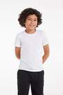 Tezenis - White Round Neck Stretch Cotton T-Shirt, Unisex Kids