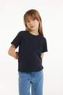 Tezenis - Blue Basic Stretch Cotton T-Shirt With Rounded Neck, Kids Boys