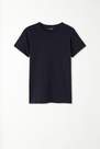 Tezenis - Blue Basic Stretch Cotton T-Shirt With Rounded Neck, Kids Boys