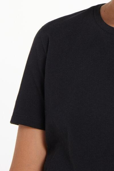 Black Short Sleeve Top, , large image number 3