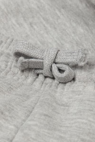 Grey Fleece Trousers, Kids Boys, Light Grey Blend, medium