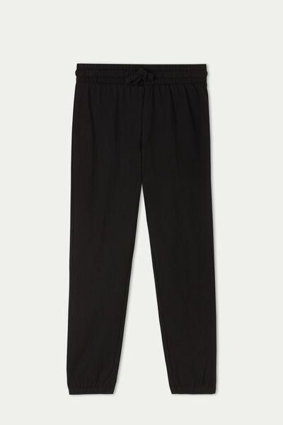 Black Long Trousers, Kids Unisex, , large image number 1