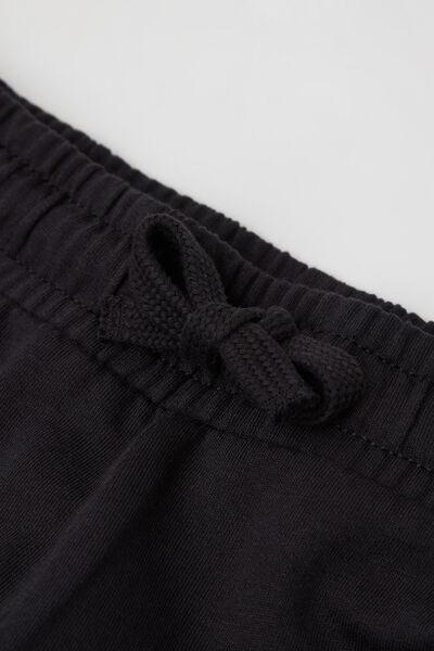 Black Long Trousers, Kids Unisex, Black, large image number 2