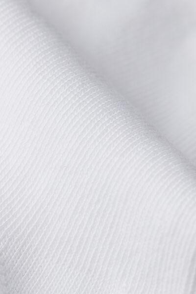 White Trainer Socks, Set Of 5, Kids Unisex, White, large image number 3