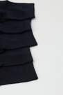 Tezenis - Blue Short Light Cotton Socks, Set Of 5, Kids Unisex