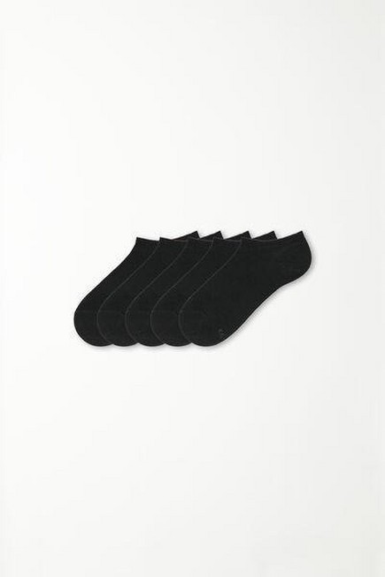 Tezenis - BLACK 5 X Cotton Trainer Socks