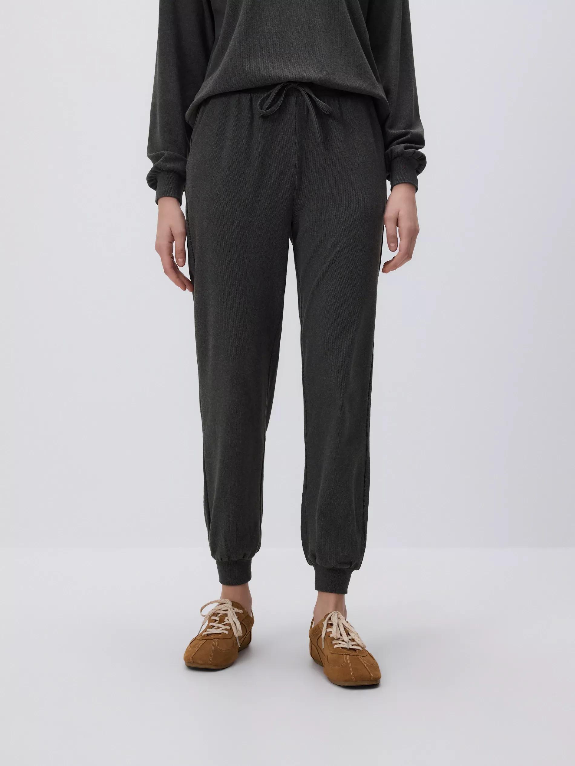 Grey Jersey Joggers, Grey, large image number 4