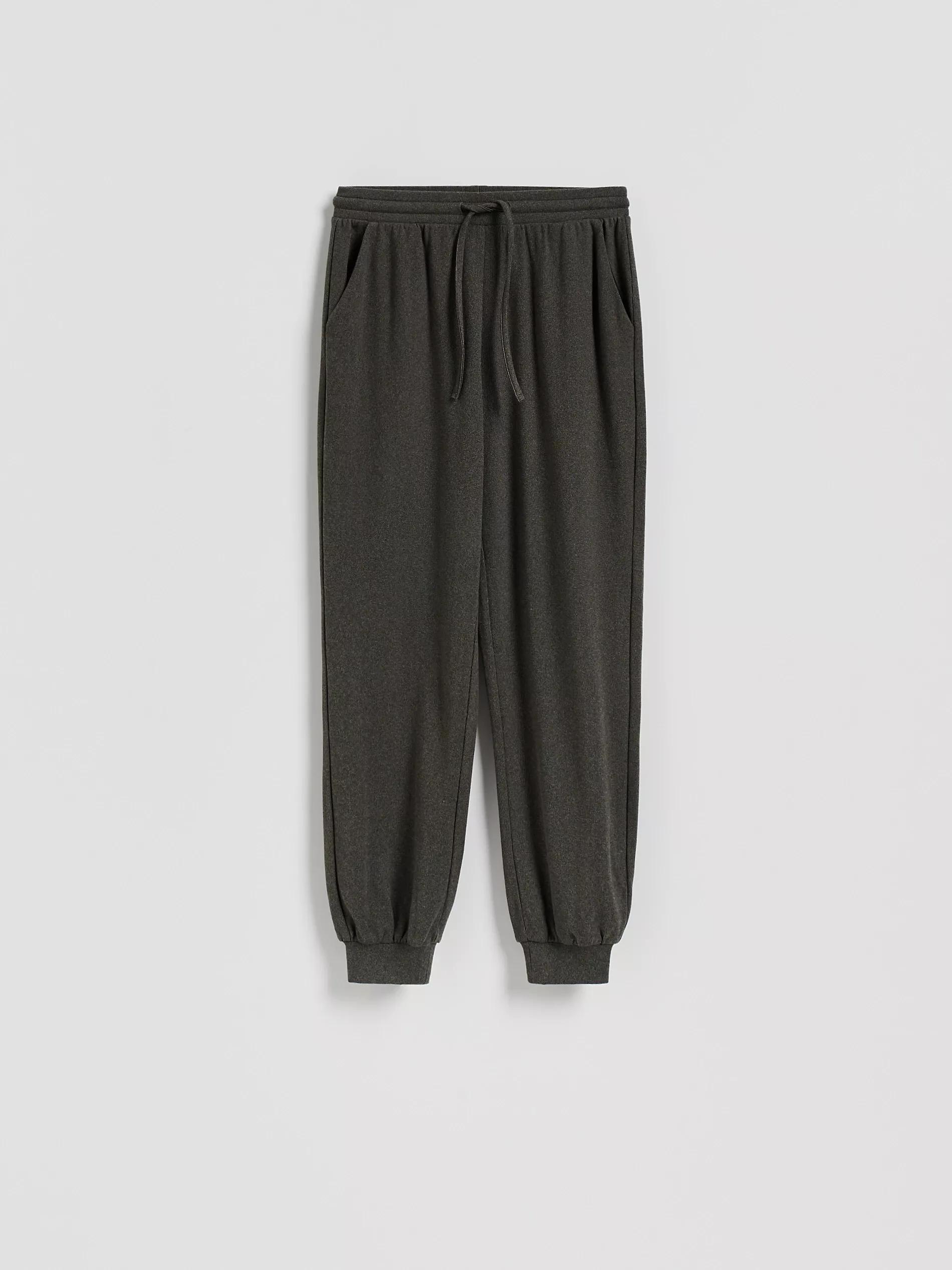 Grey Jersey Joggers, Grey, large image number 7