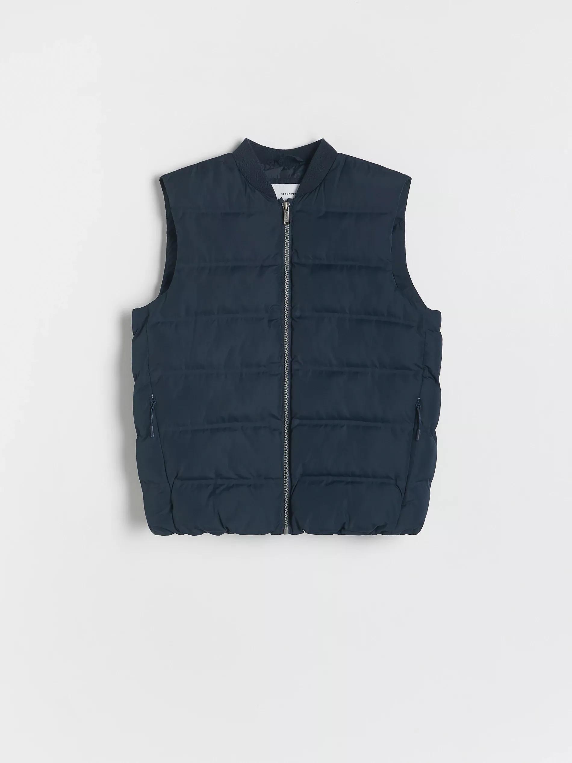 Navy Insulated Vest, Kids Boys, , large image number 1