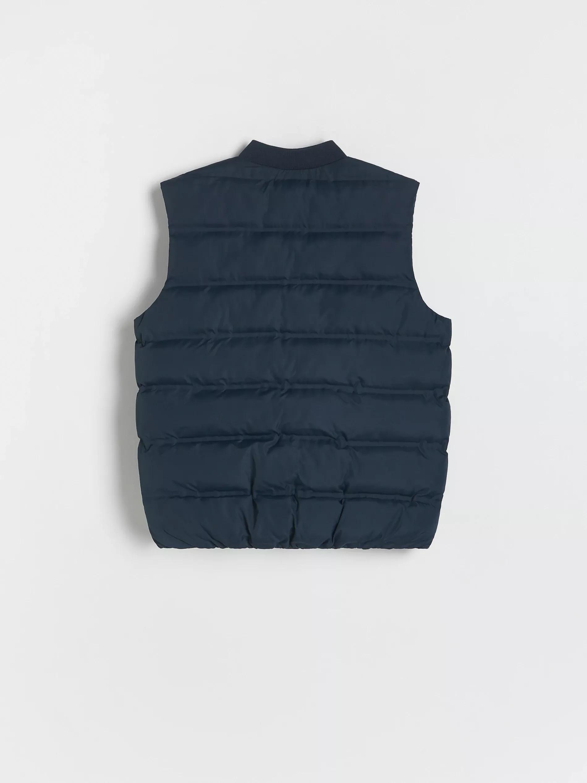Navy Insulated Vest, Kids Boys, , large image number 2