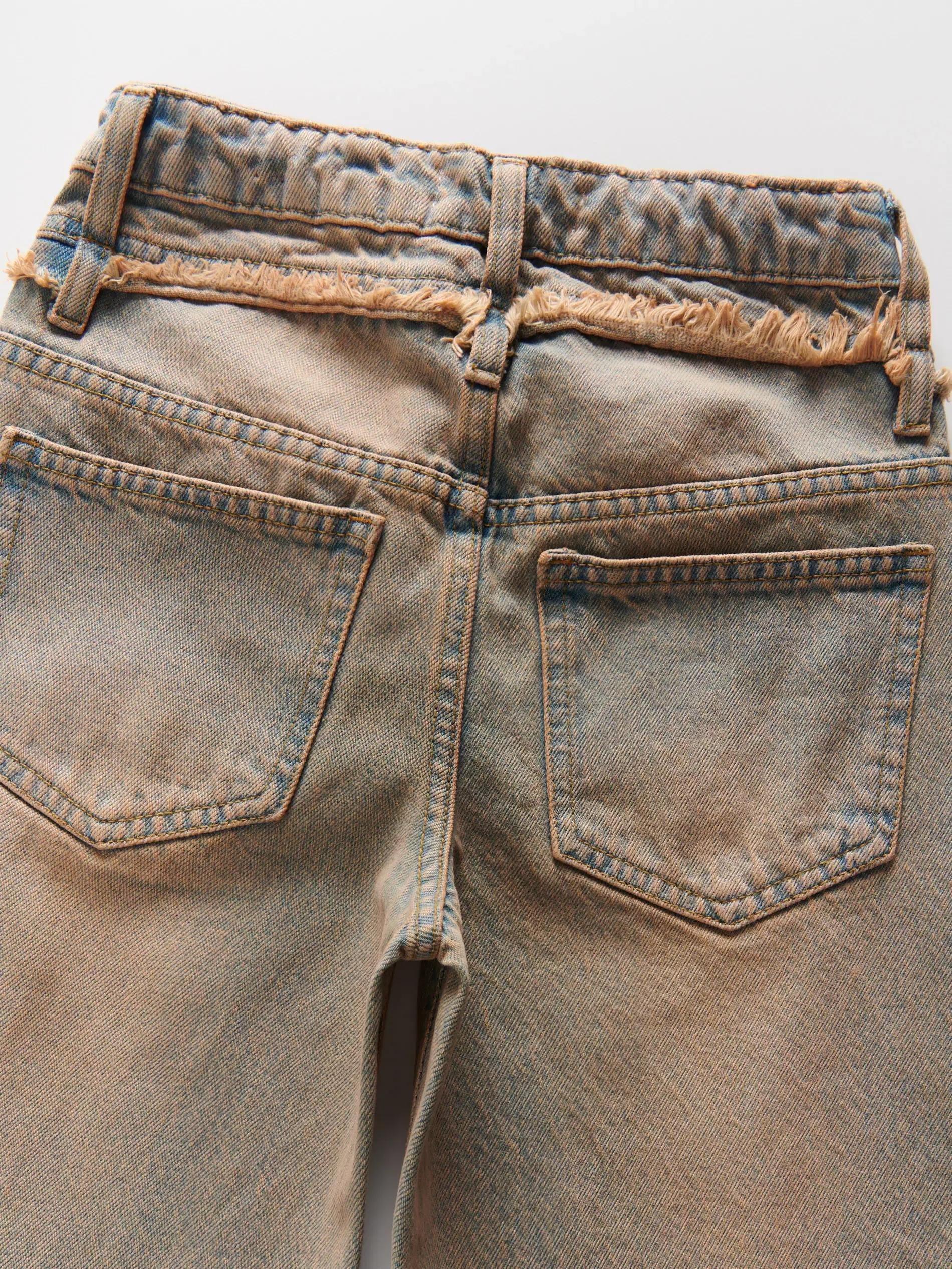 Pink Straight Jeans, , large image number 2