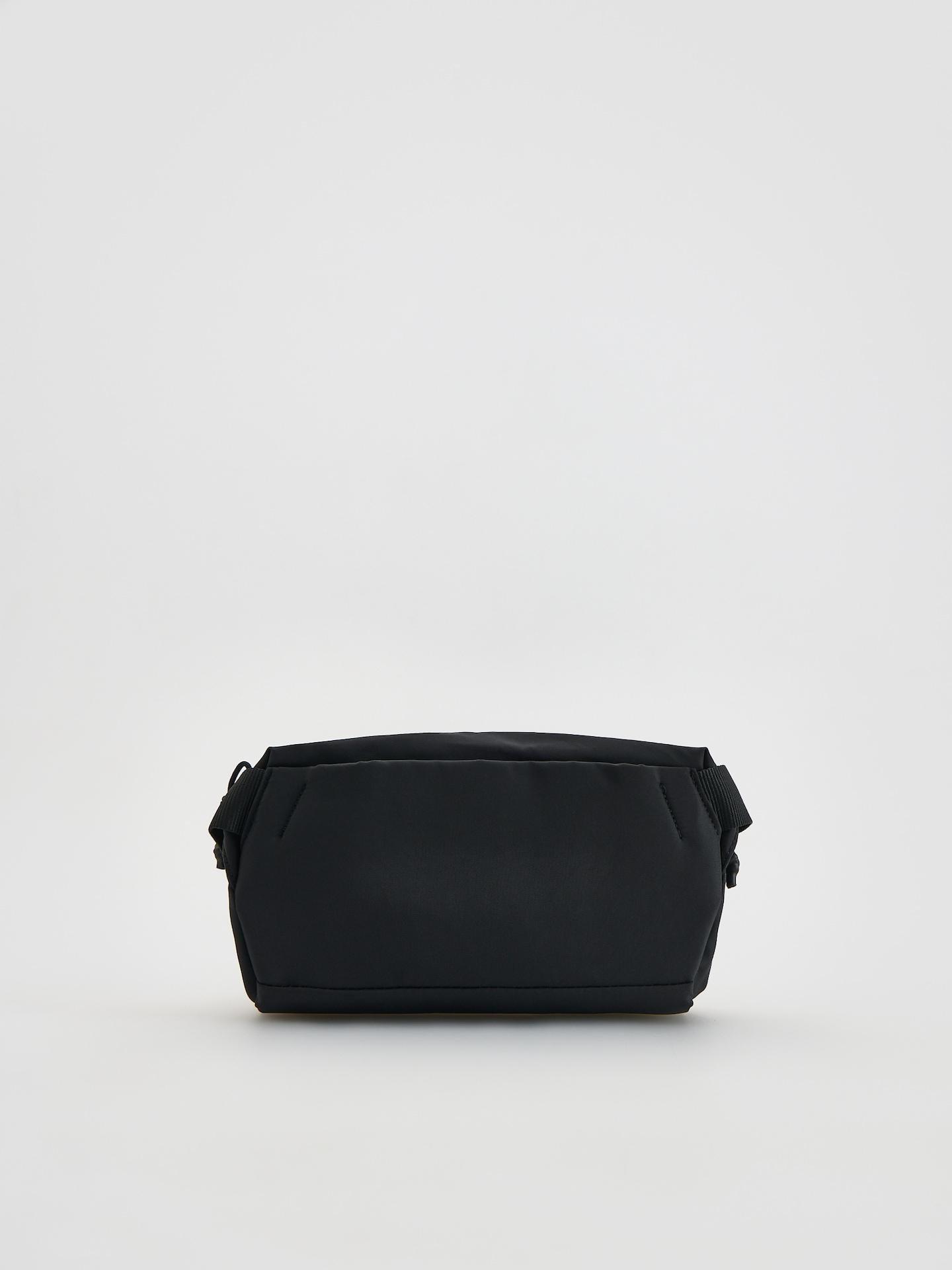 Black Bum Bag, Black, large image number 0