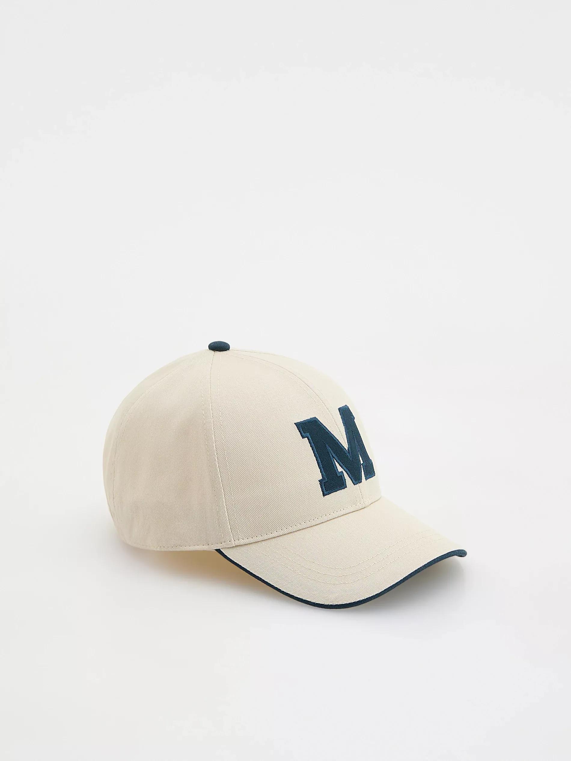 Cream Cap With Embroidery, , large image number 0