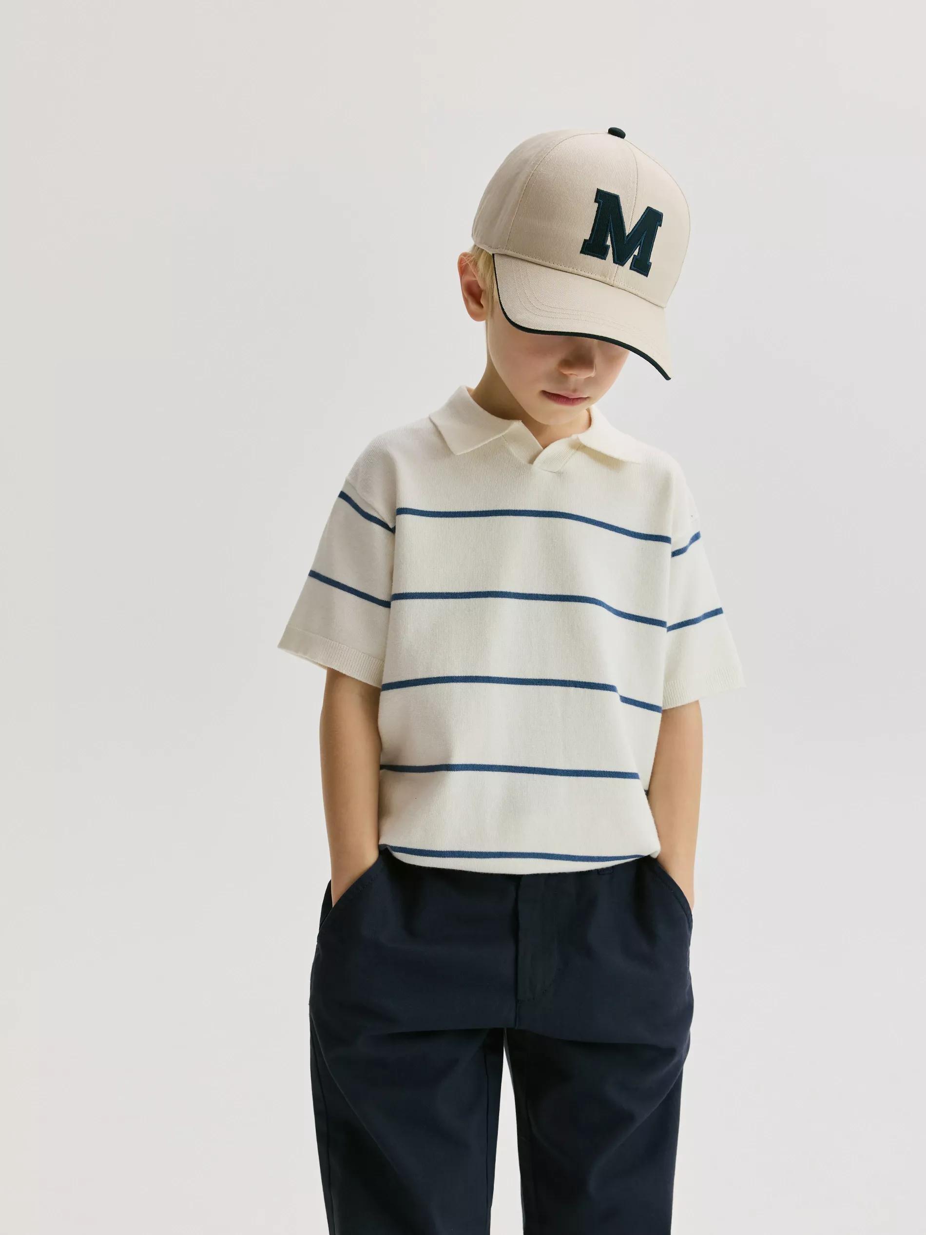 Cream Cap With Embroidery, , large image number 0