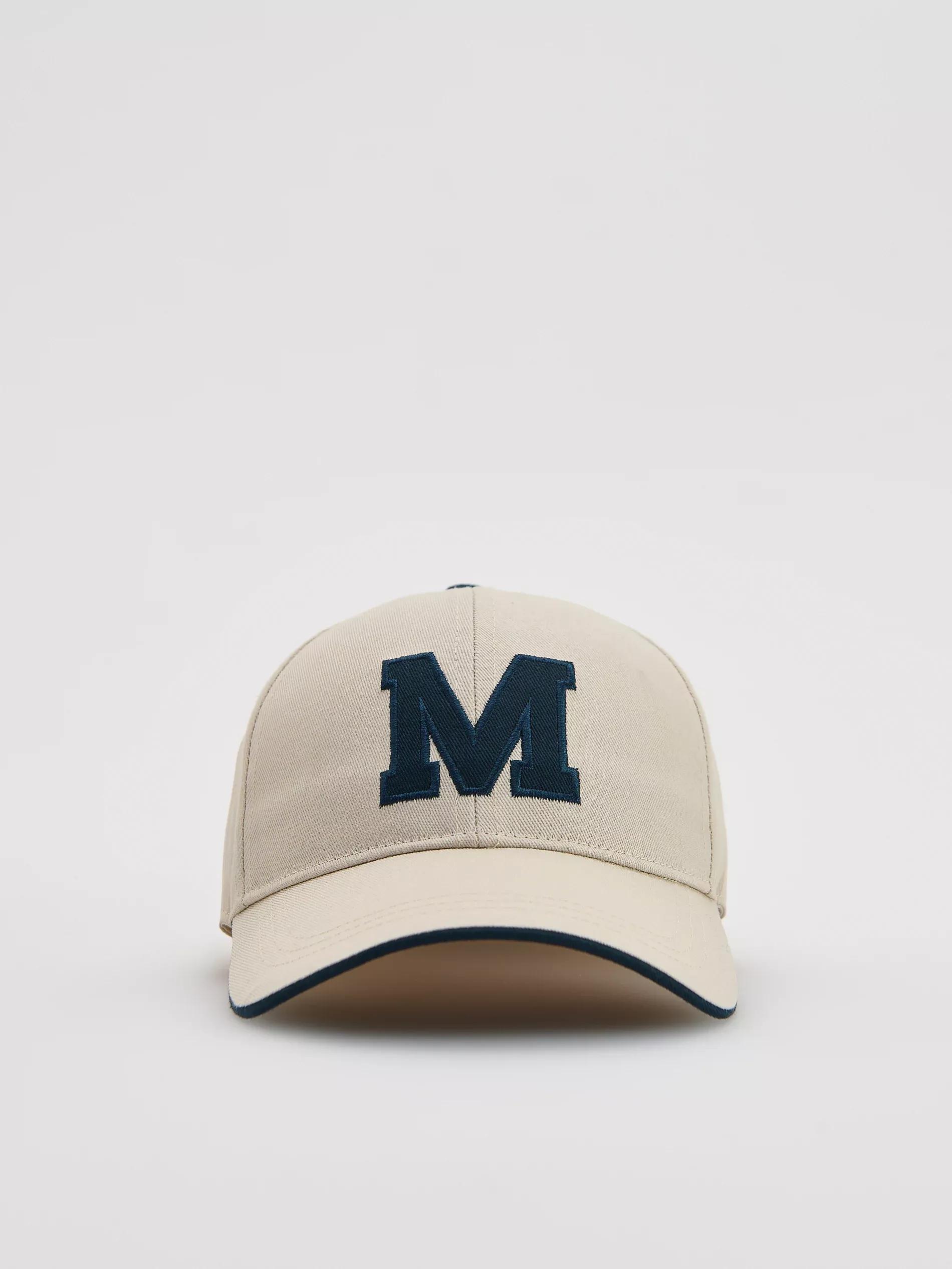 Cream Cap With Embroidery, , large image number 1