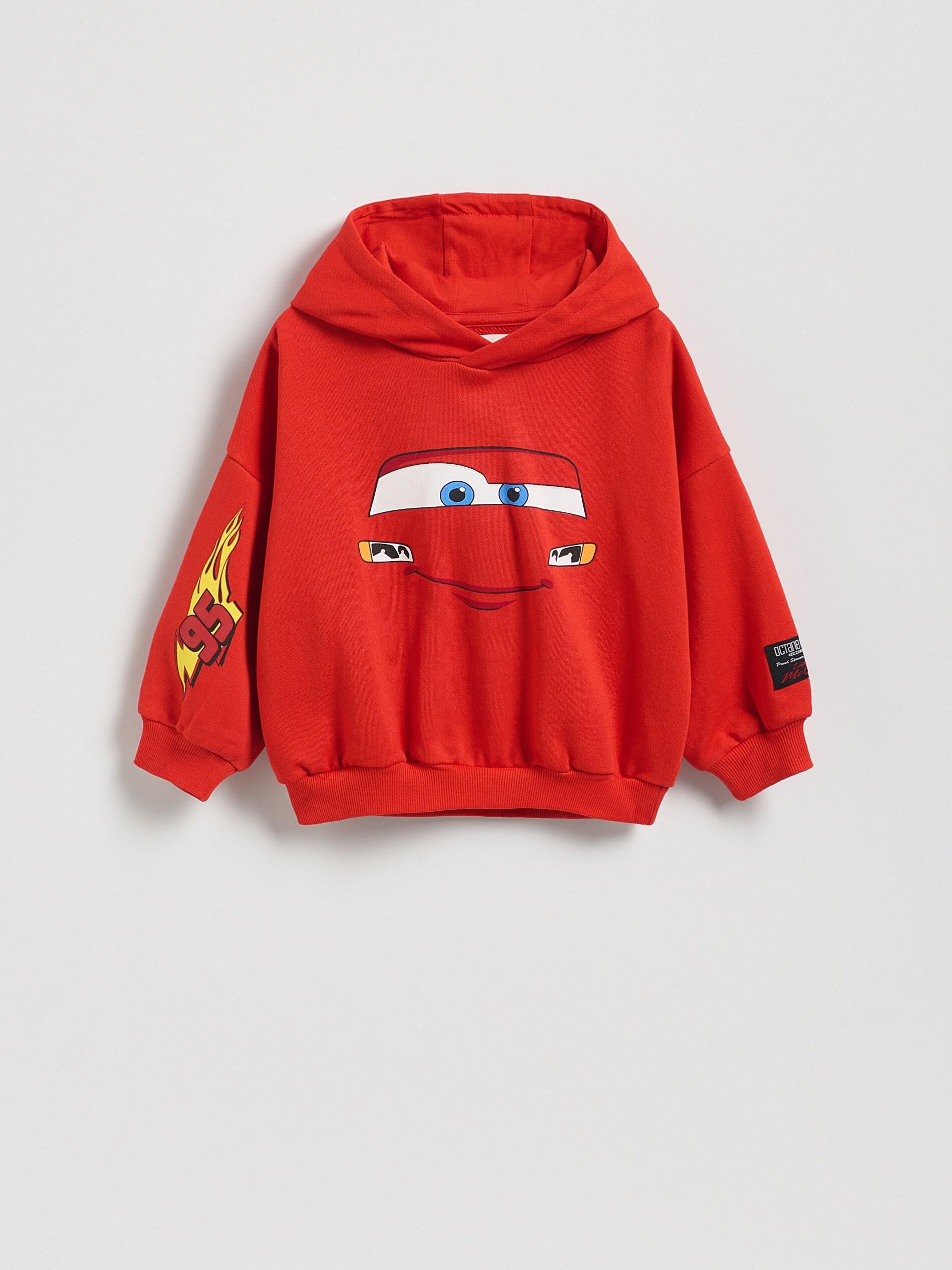 RED Cars sweatshirt, Red, medium
