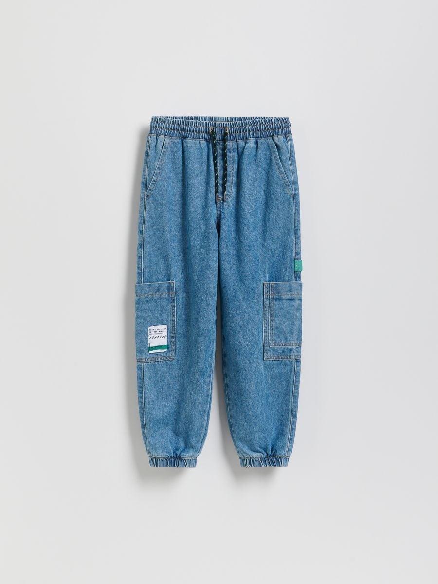 Blue Jeans Trousers, Kids Boys, Blue, medium