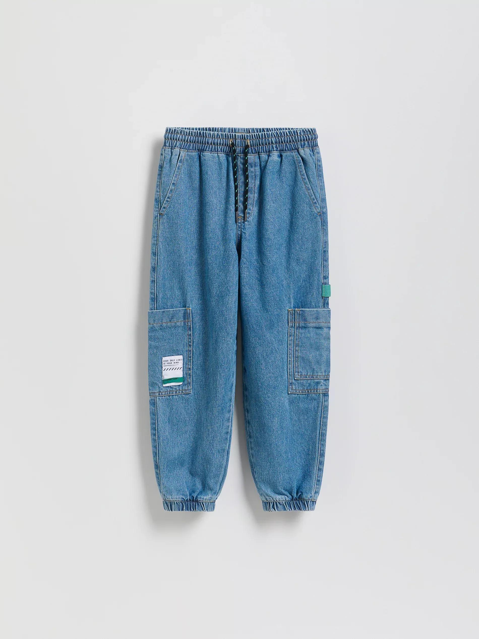 Blue Jogger Jeans, Blue, medium