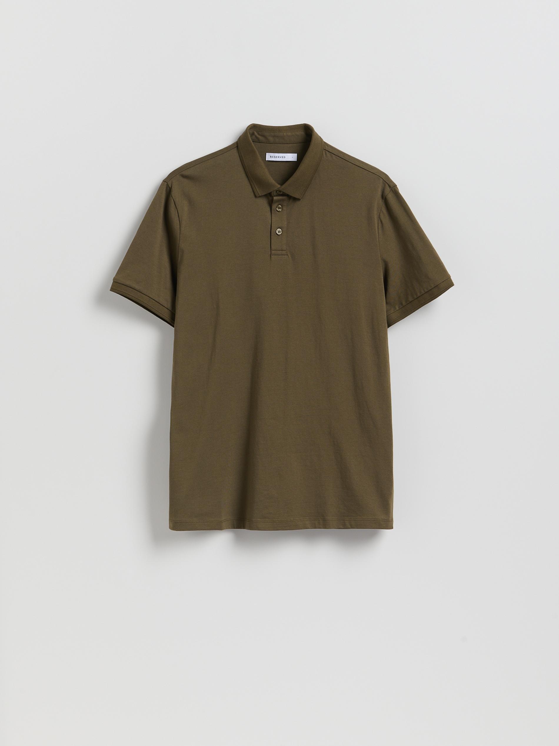 Green Regular Fit Polo Shirt, Khaki, large image number 0
