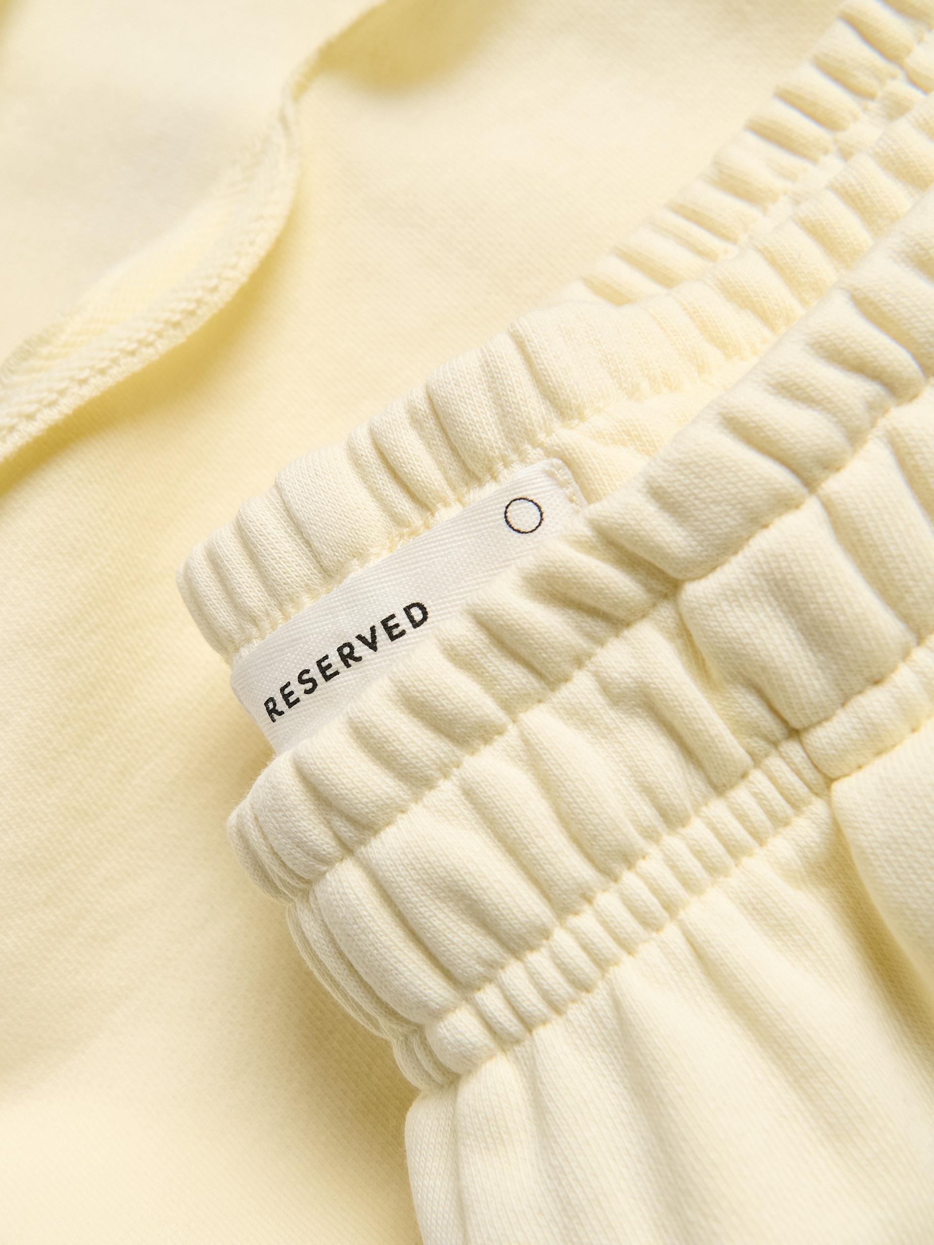 Beige Sweatpants With Wide Legs, Ivory, large image number 2