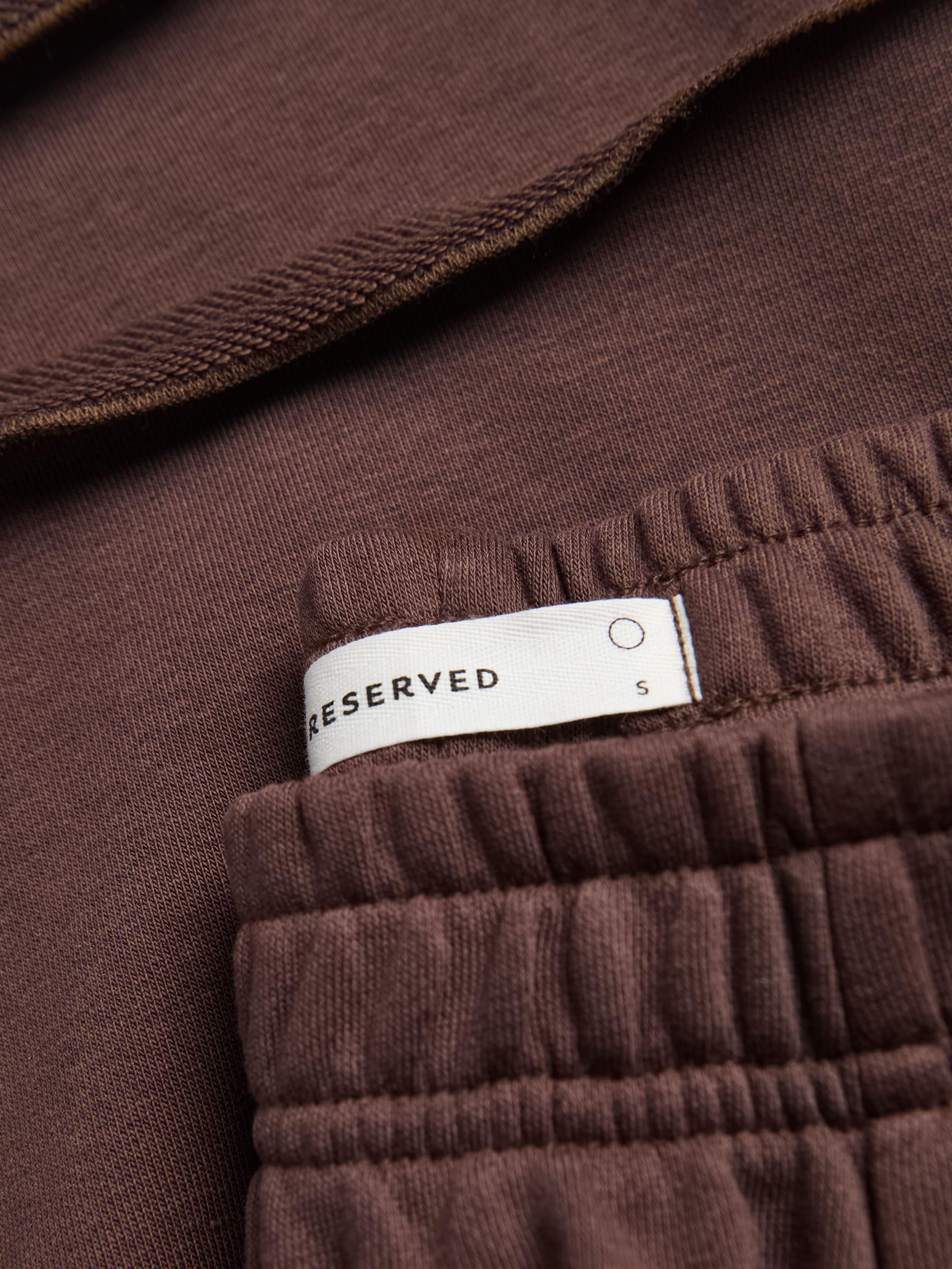 Brown Sweatpants With Wide Legs, Brown, large image number 4