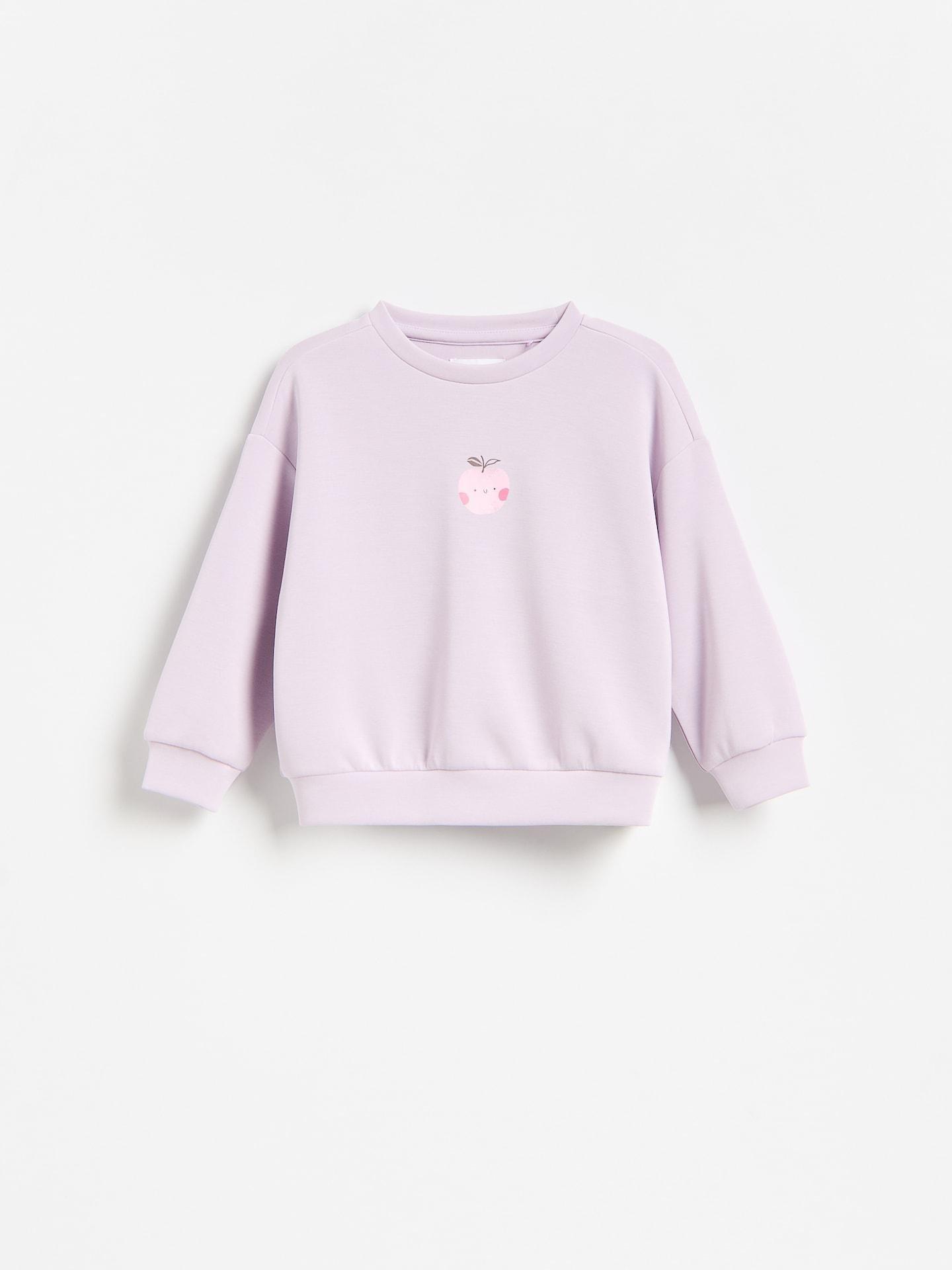 Purple Modal Blend Sweatshirt, Purple, medium
