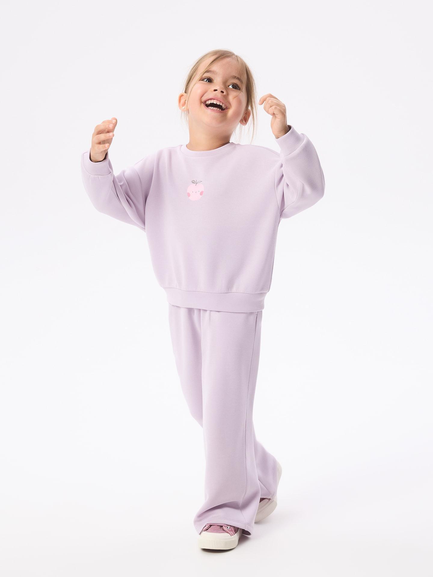 Purple Modal Blend Sweatshirt, Purple, medium