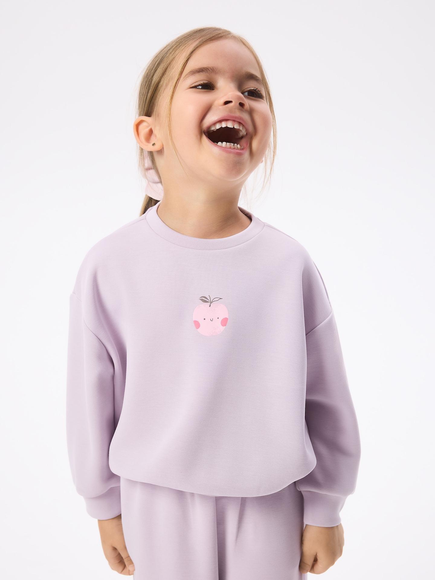 Purple Modal Blend Sweatshirt, Purple, large image number 3
