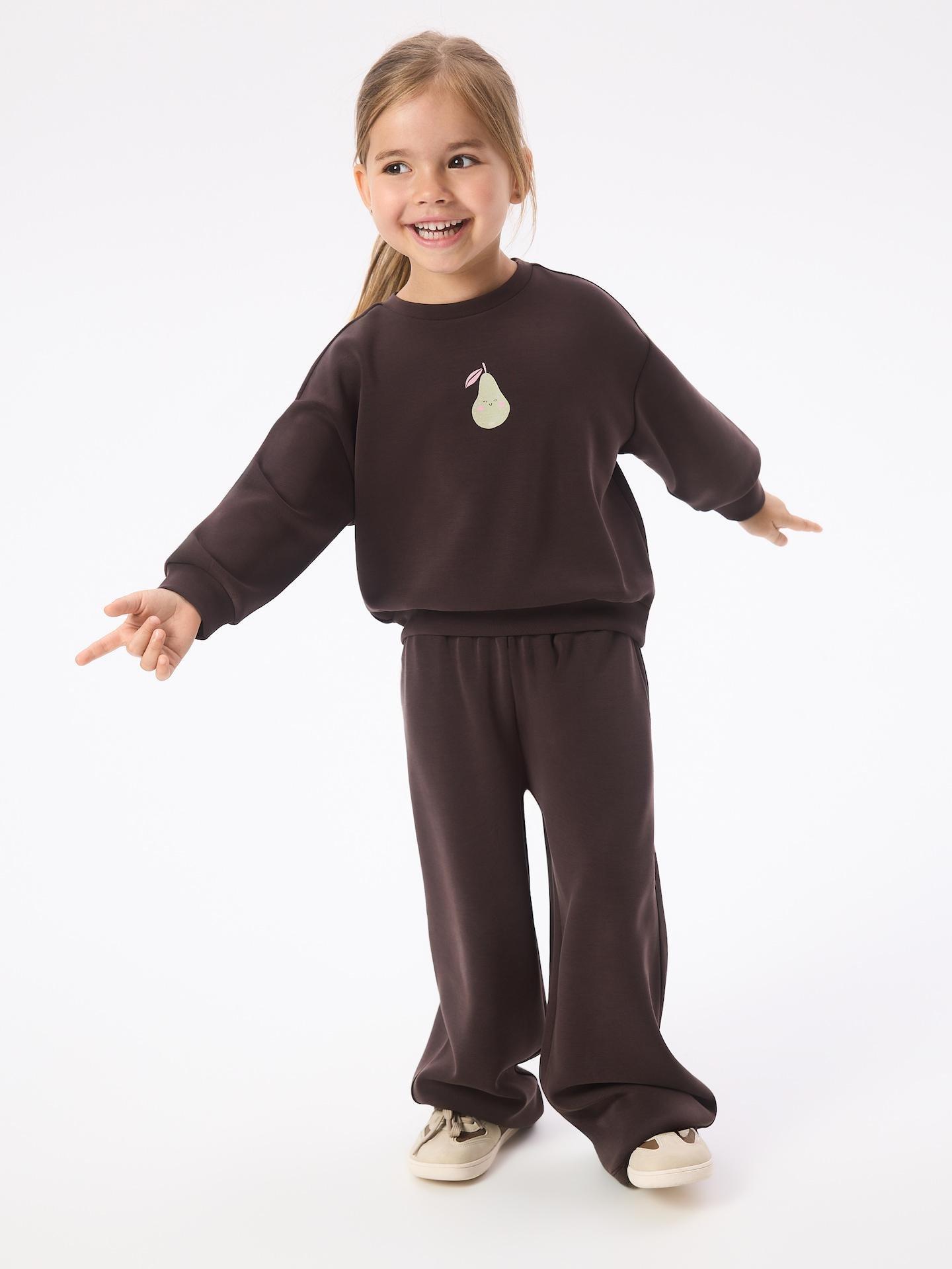 Brown Modal Blend Sweatshirt, Brown, large image number 1