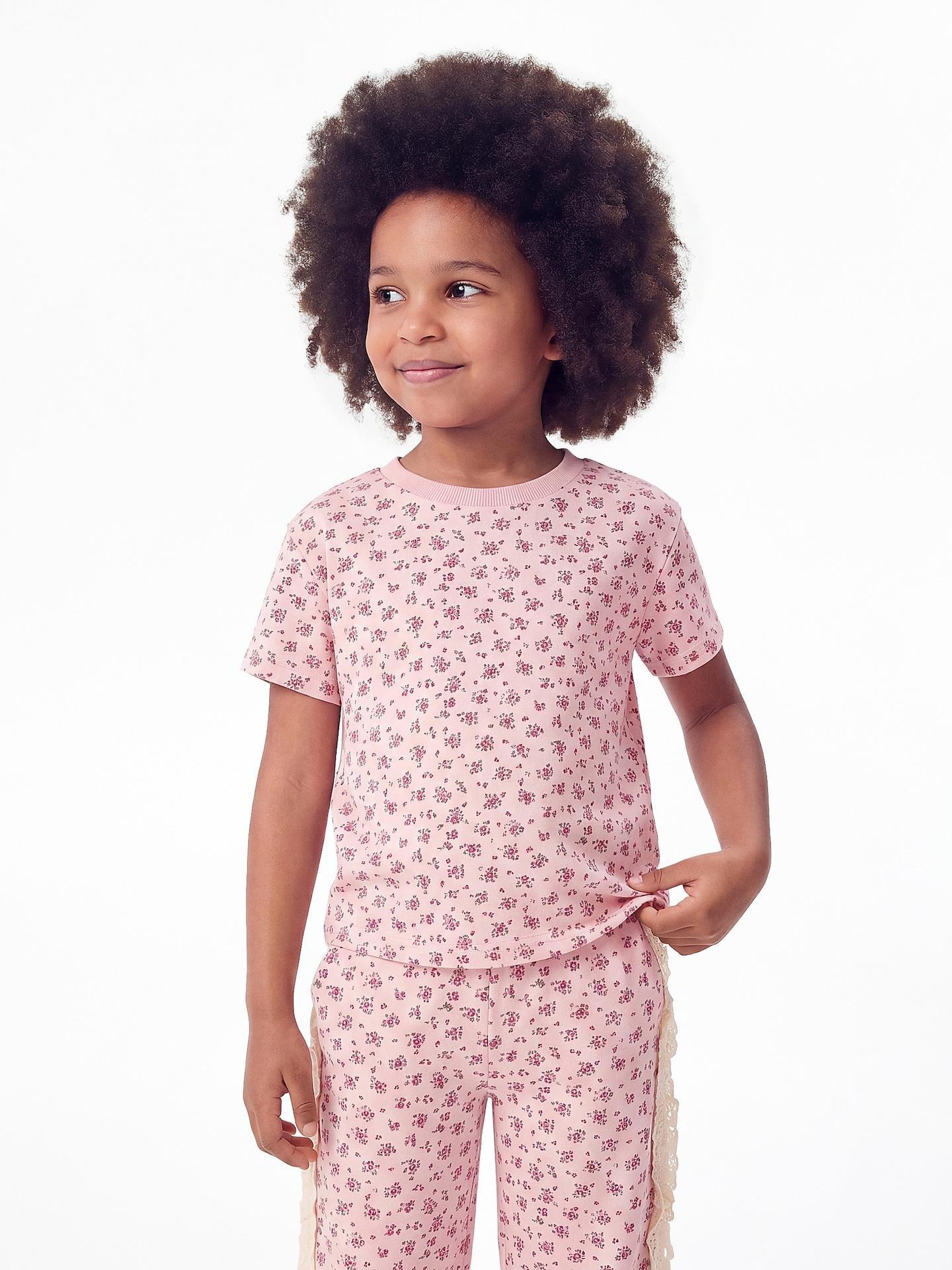 Red Floral Cotton Set, Pink, large image number 4