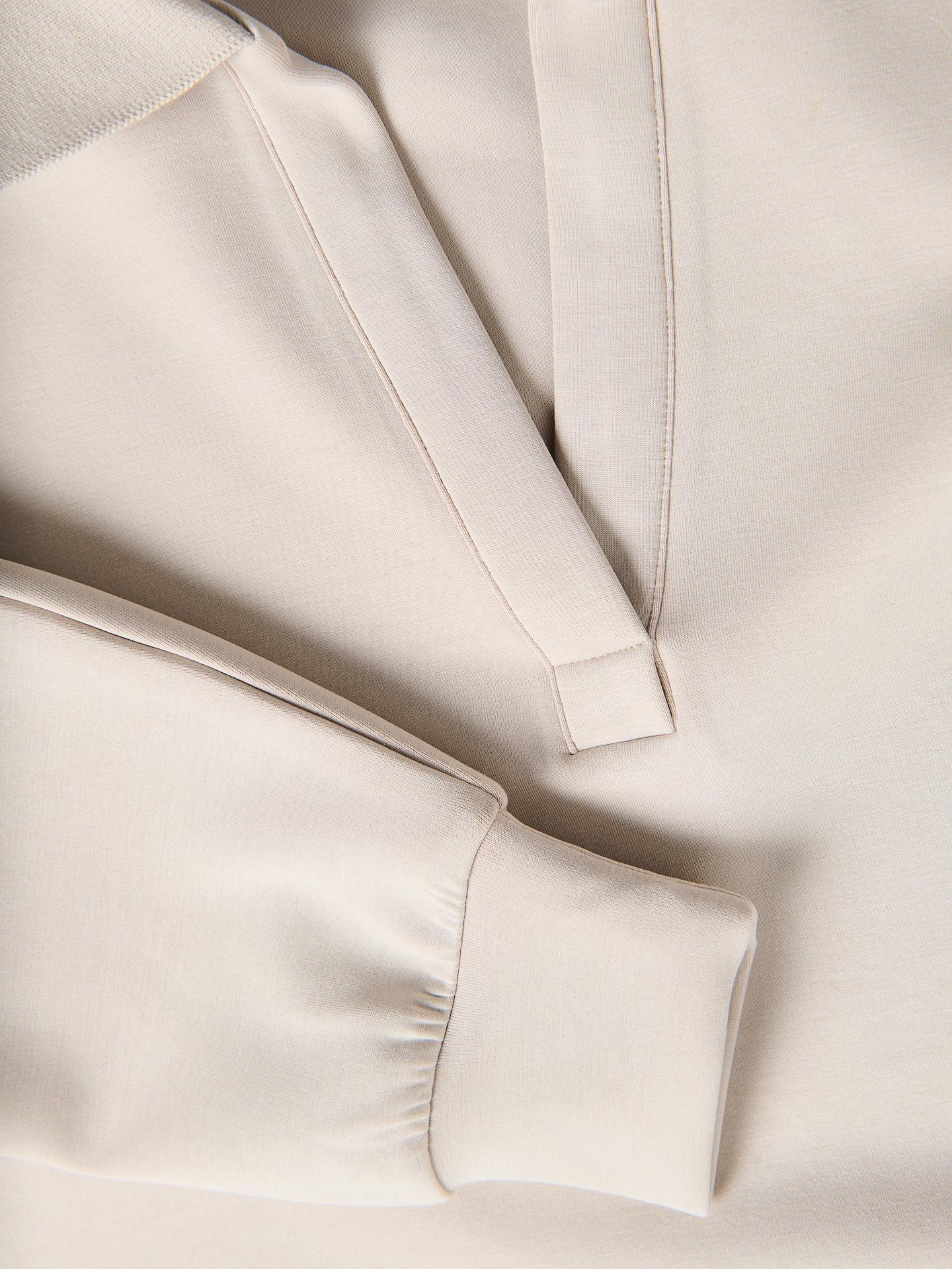 Beige Modal Blend Sweatshirt, Beige, large image number 1