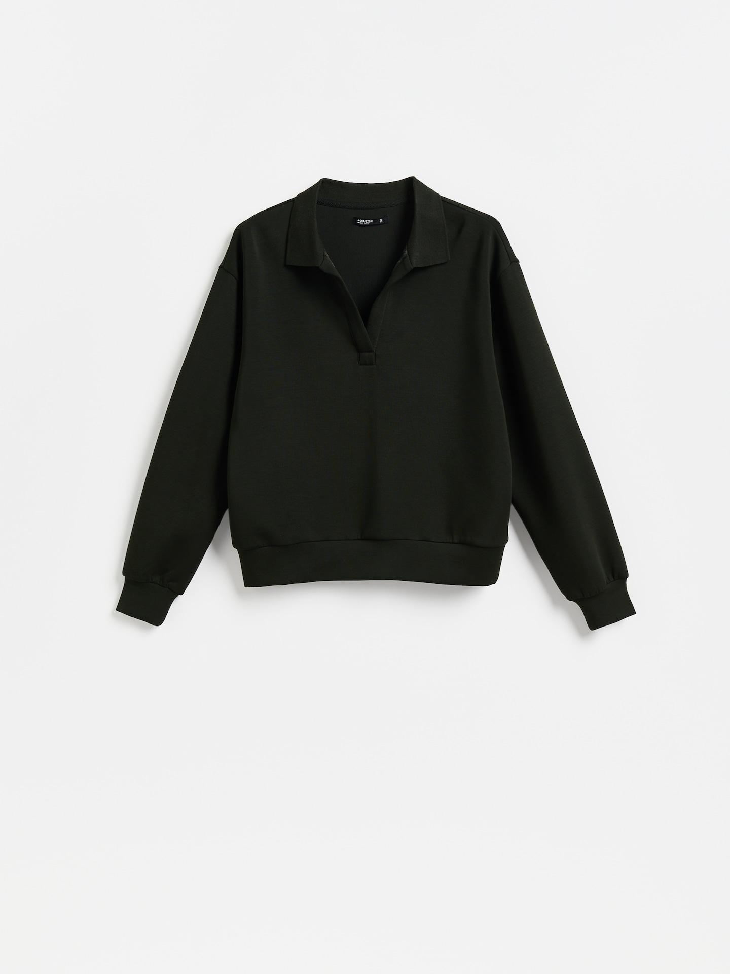 Green Modal Blend Sweatshirt, Turquoise, medium