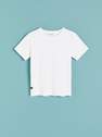 Reserved - White Basic Cotton T-Shirt, Kids Boy