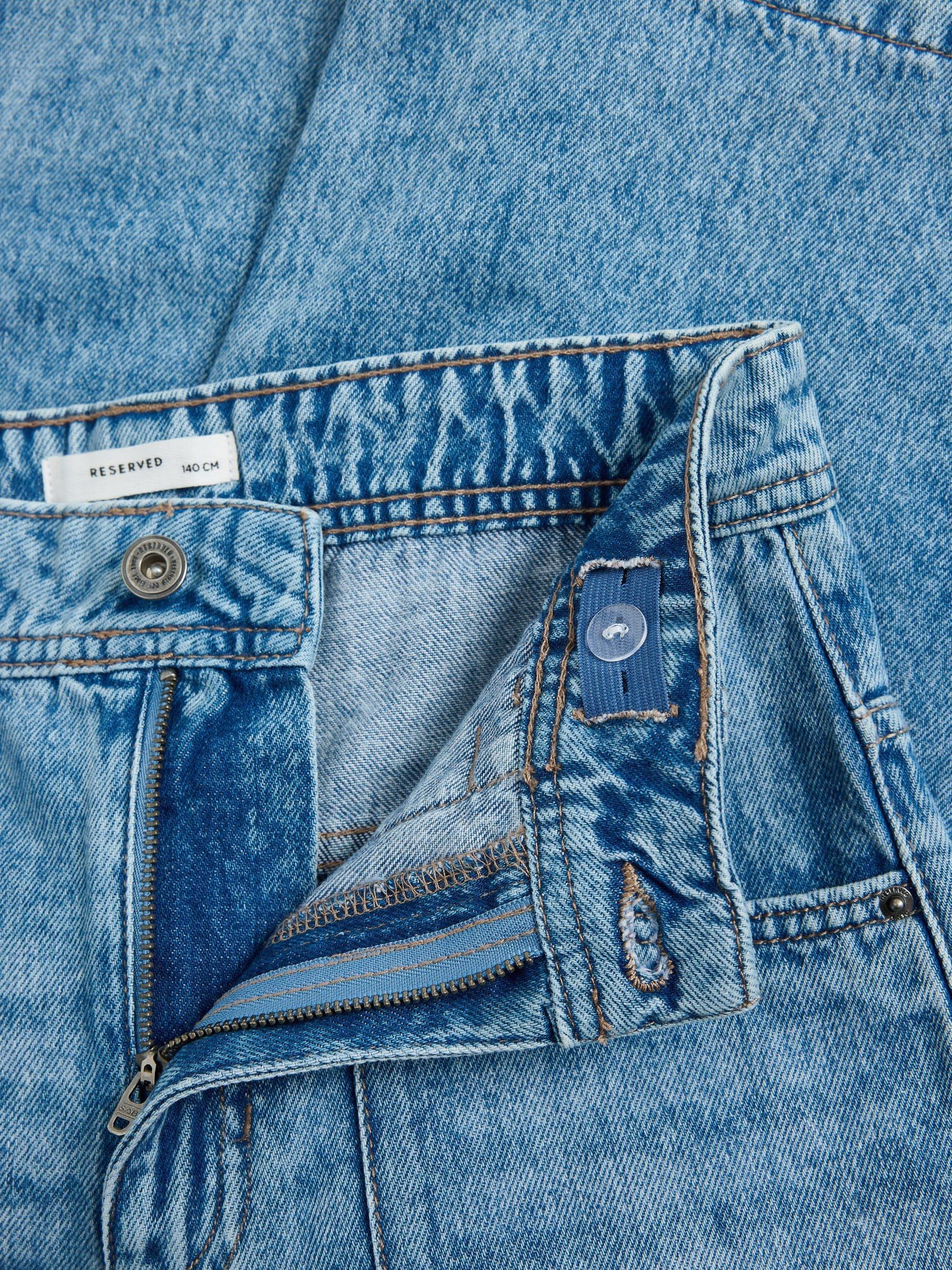 Blue denim shorts, , large image number 1
