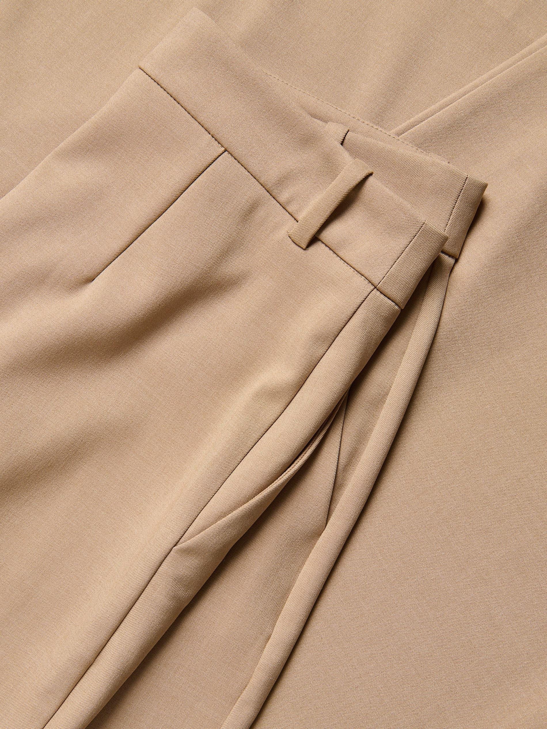 LADIES` TROUSER S BEIGE, Beige, large image number 4