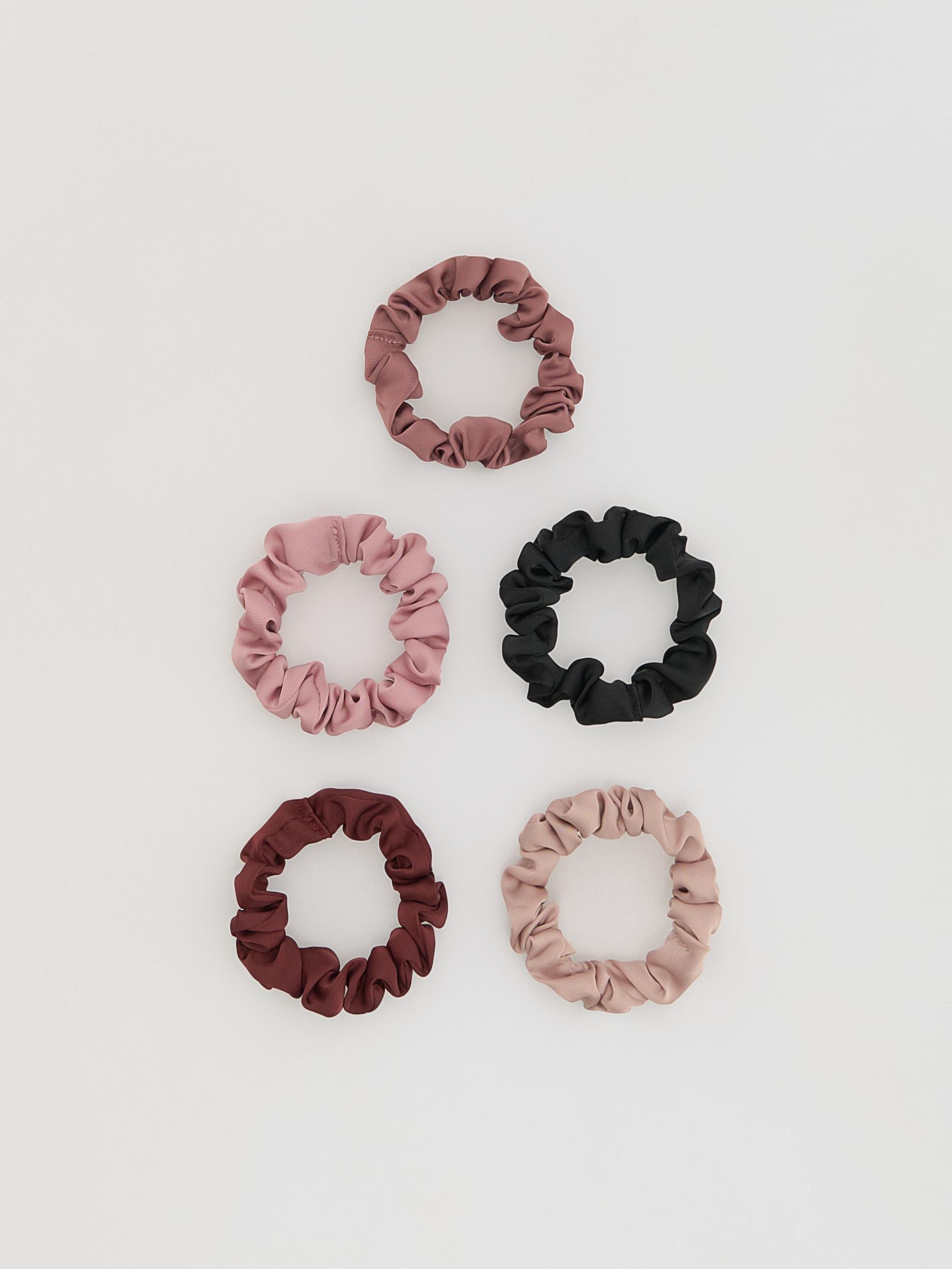 Multicolour Hair Ties Set, Multicolor, large image number 0