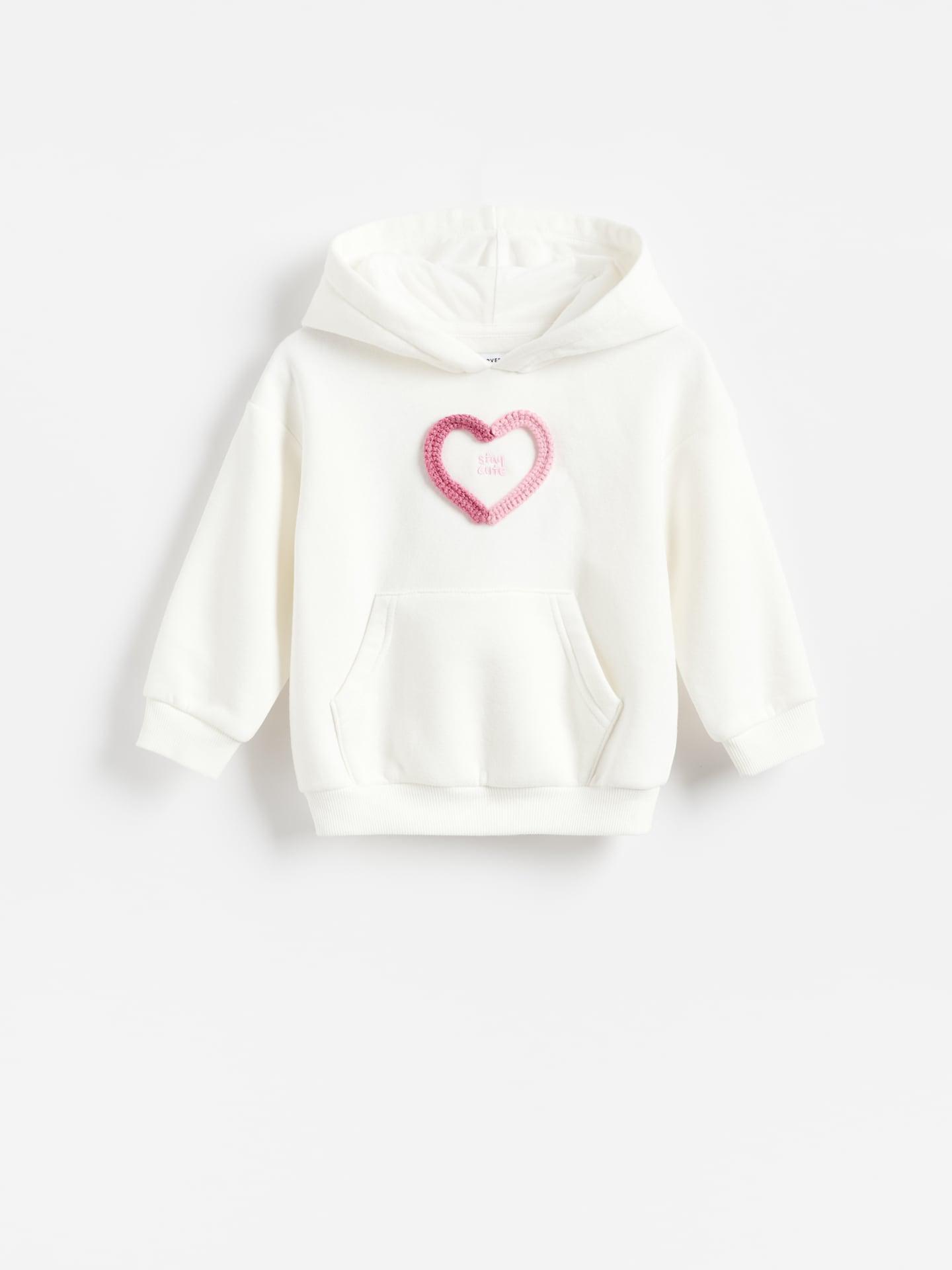 Beige Hoodie, Ivory, medium