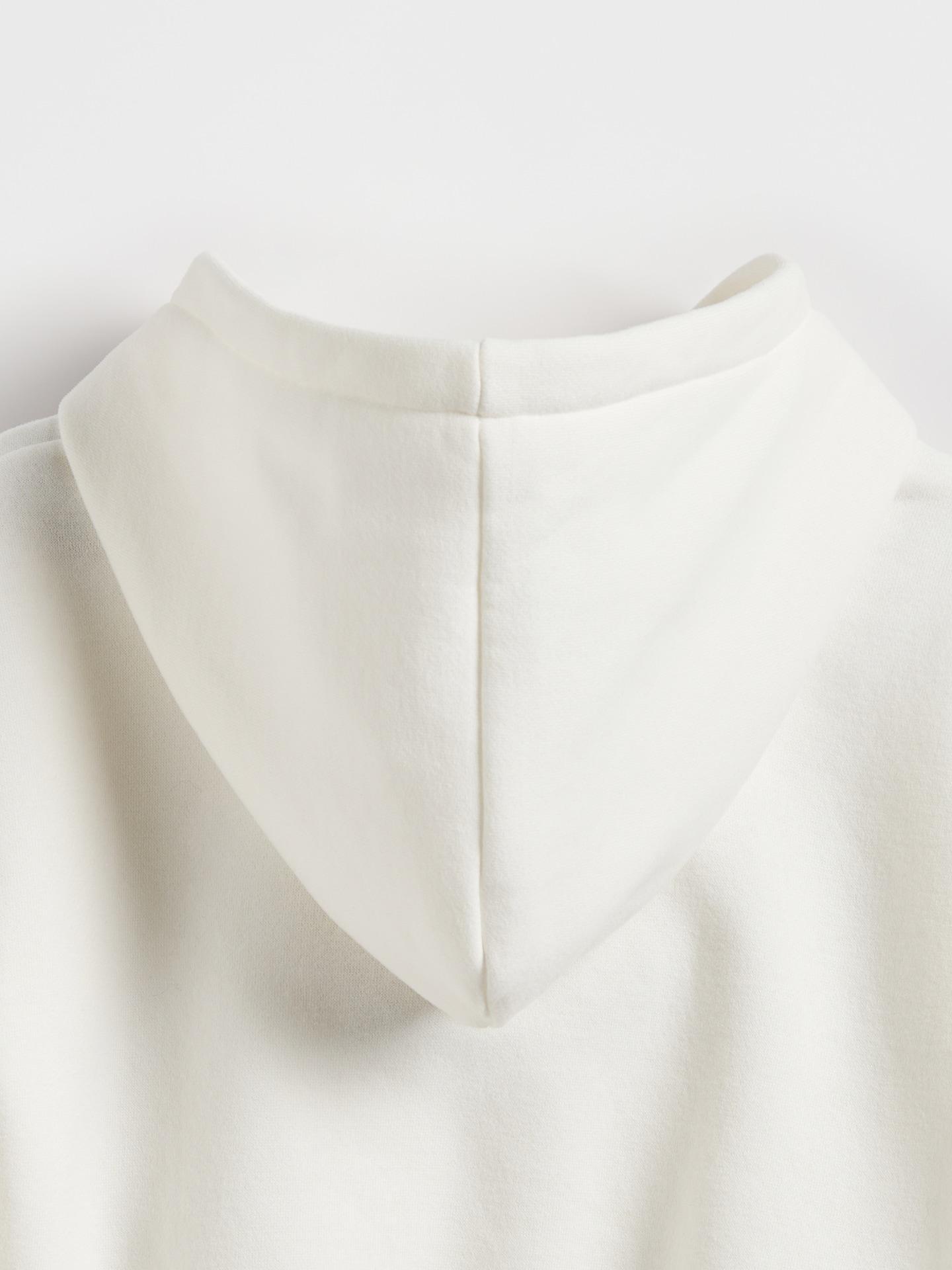 Beige Hoodie, Ivory, medium