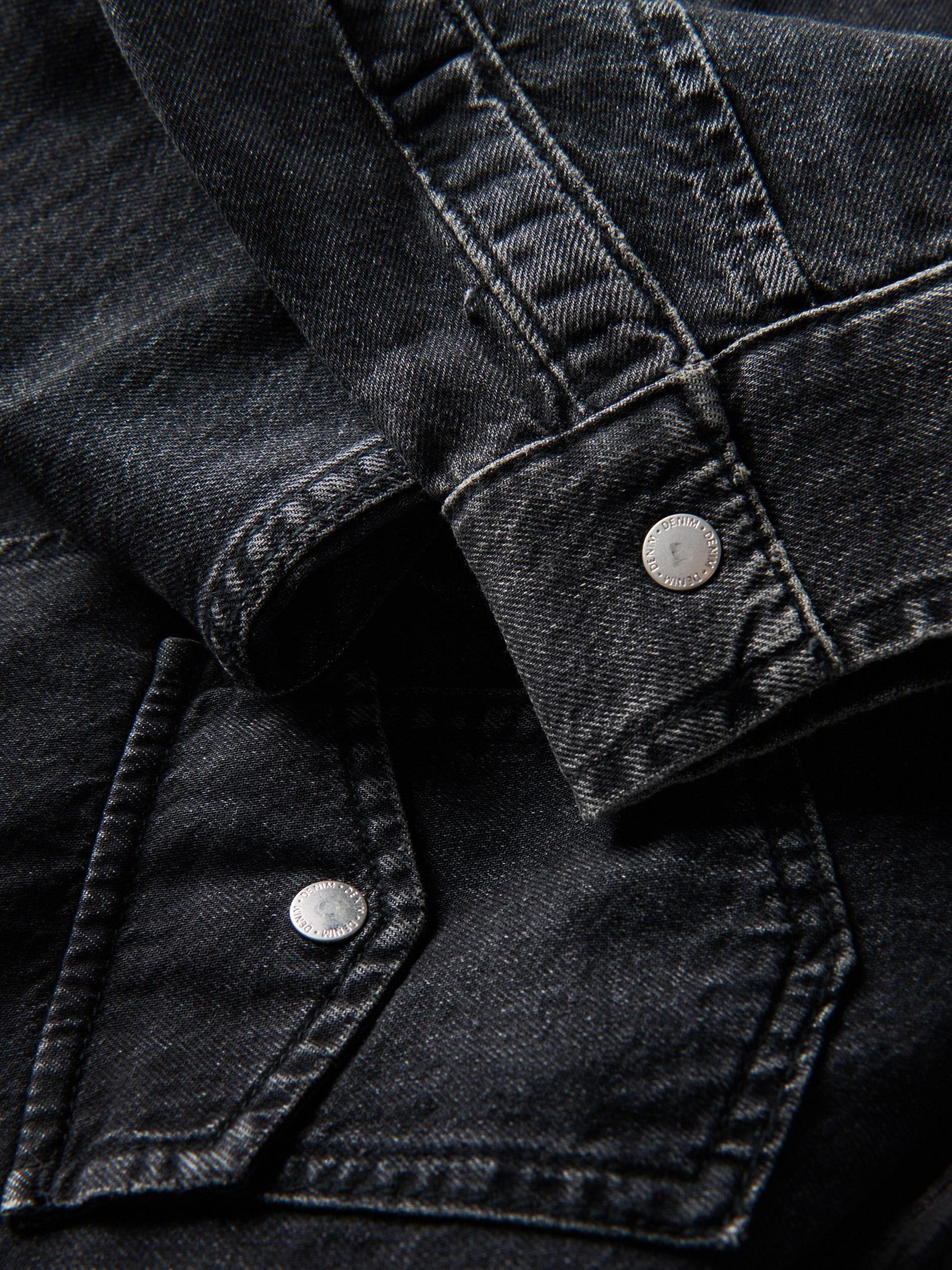 Black Denim Shirt, , large image number 3