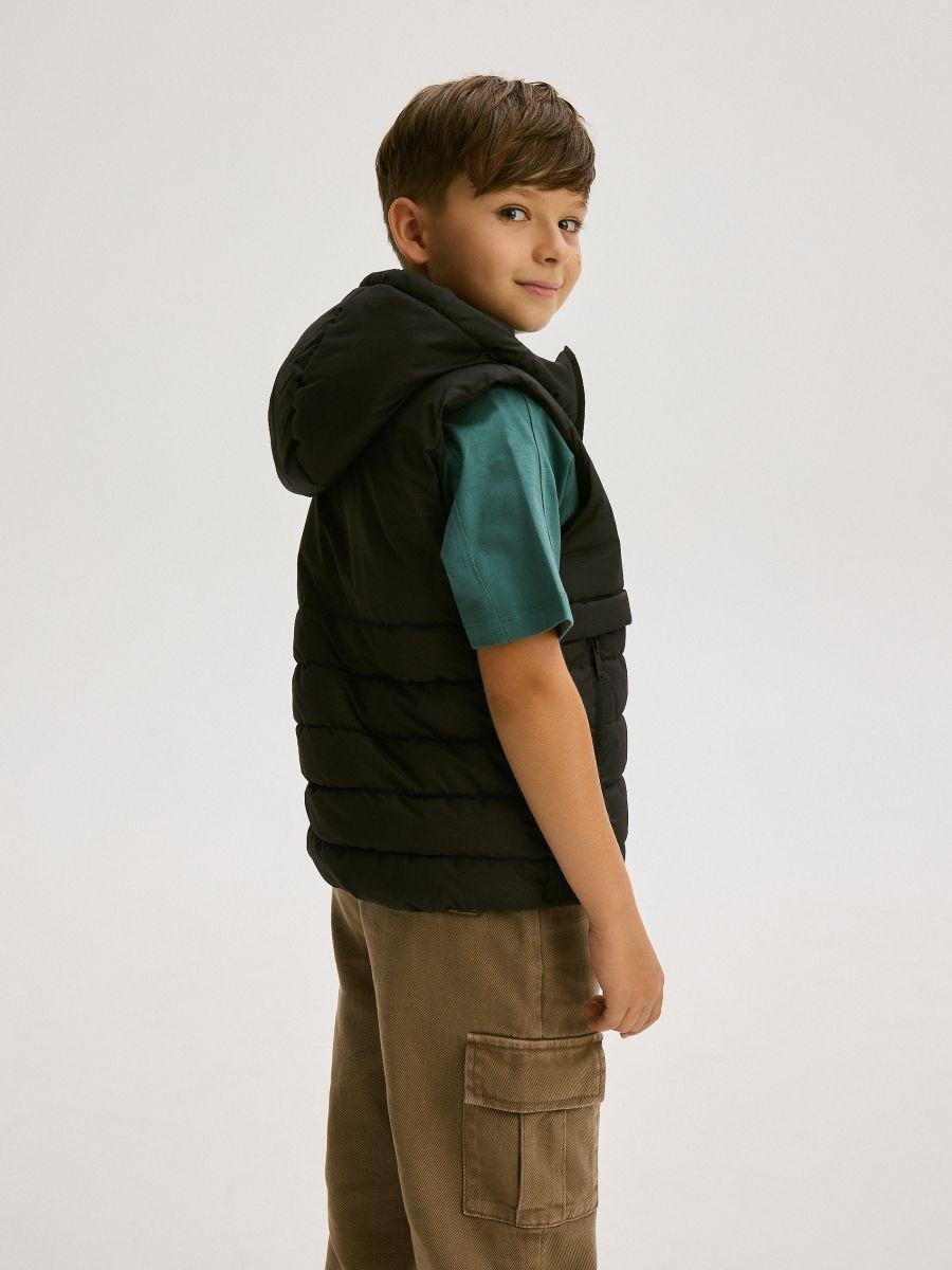 Hooded vest, , large image number 0