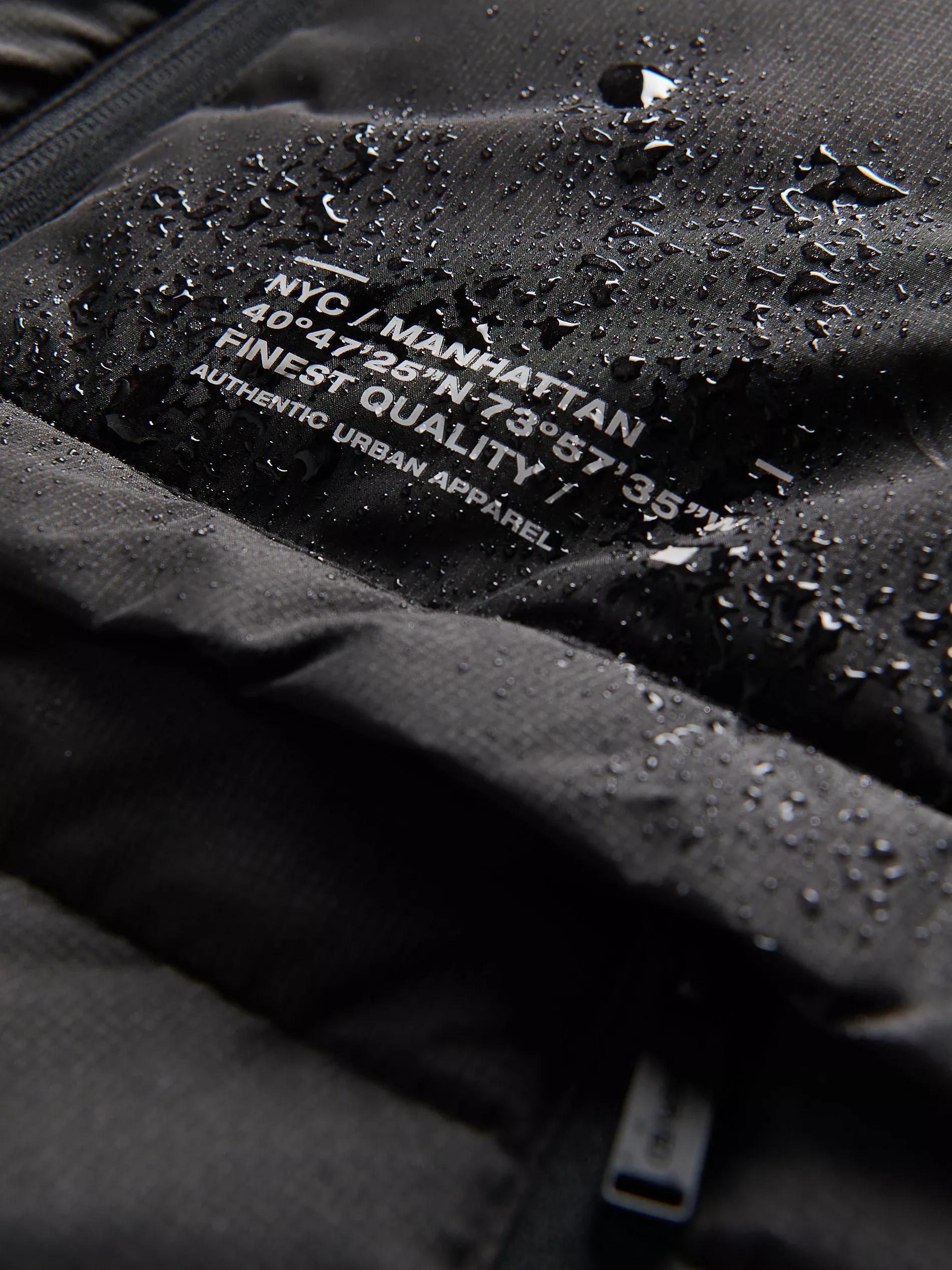 BLACK Hooded vest, , large image number 5