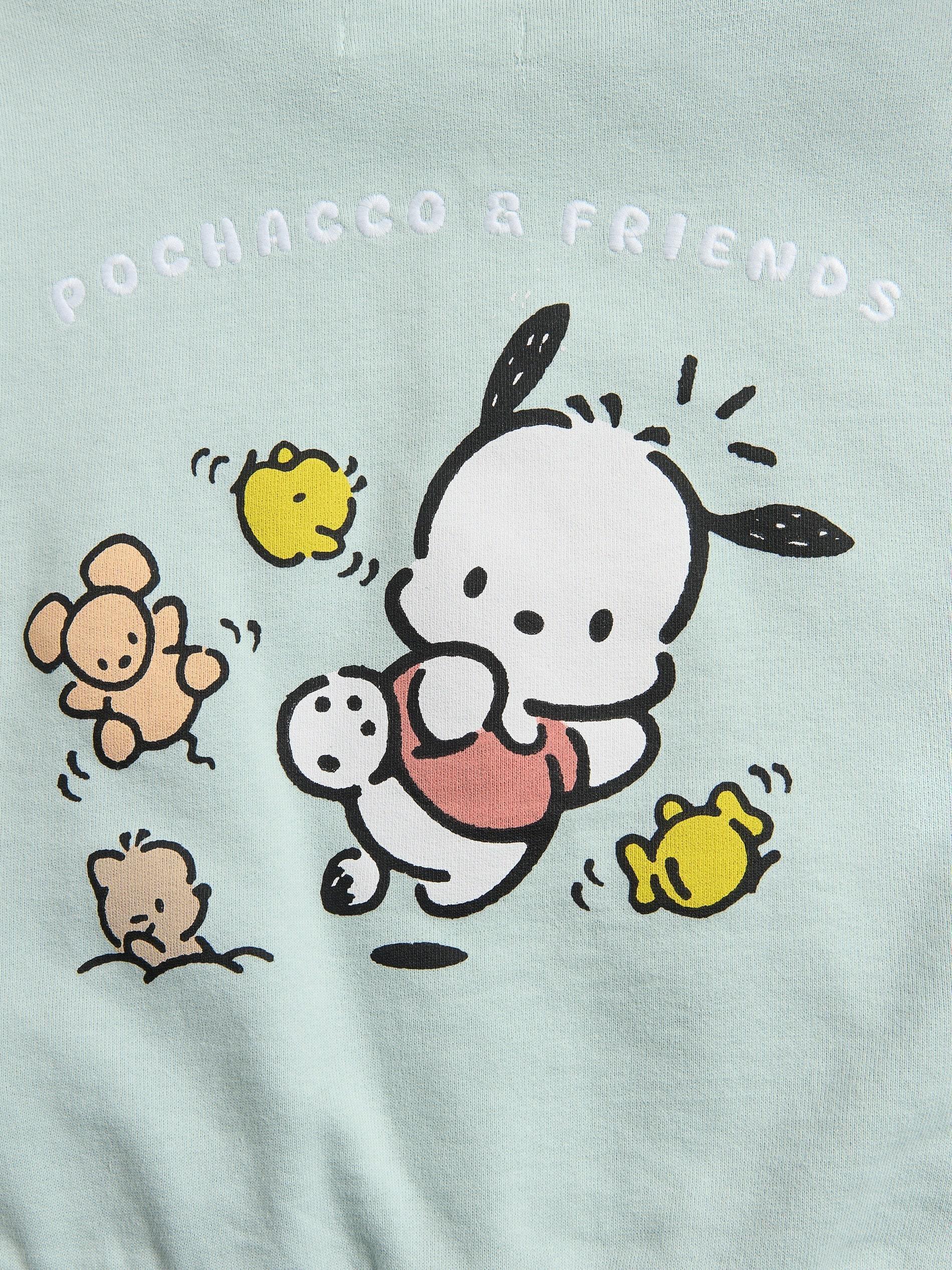 Blue Cotton Pochacco Sweatshirt, , large image number 1