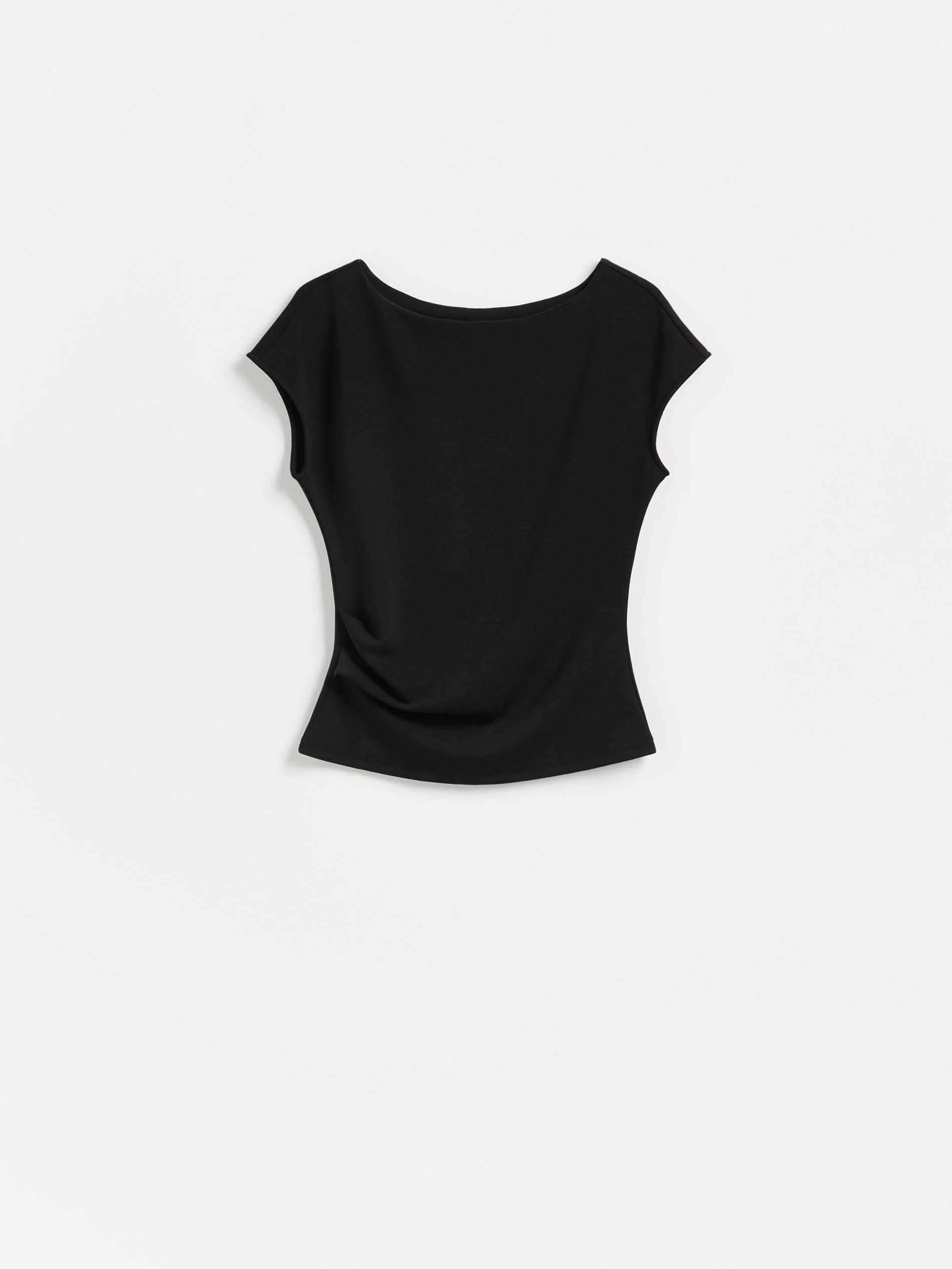 Blouse with modal, Black, large image number 0