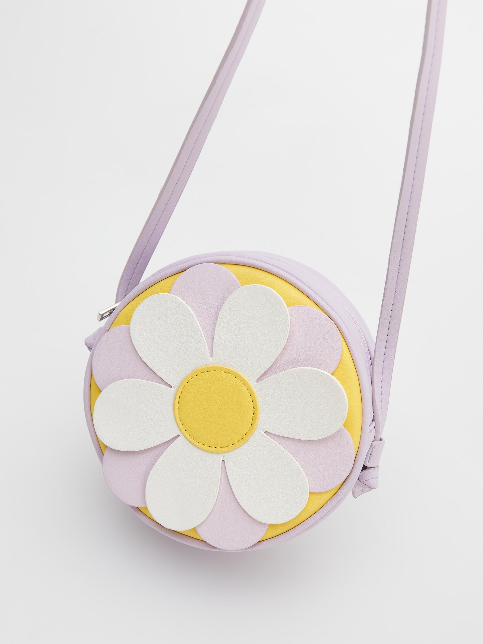 Purple Round Bag With Applique, Kids, , large image number 1