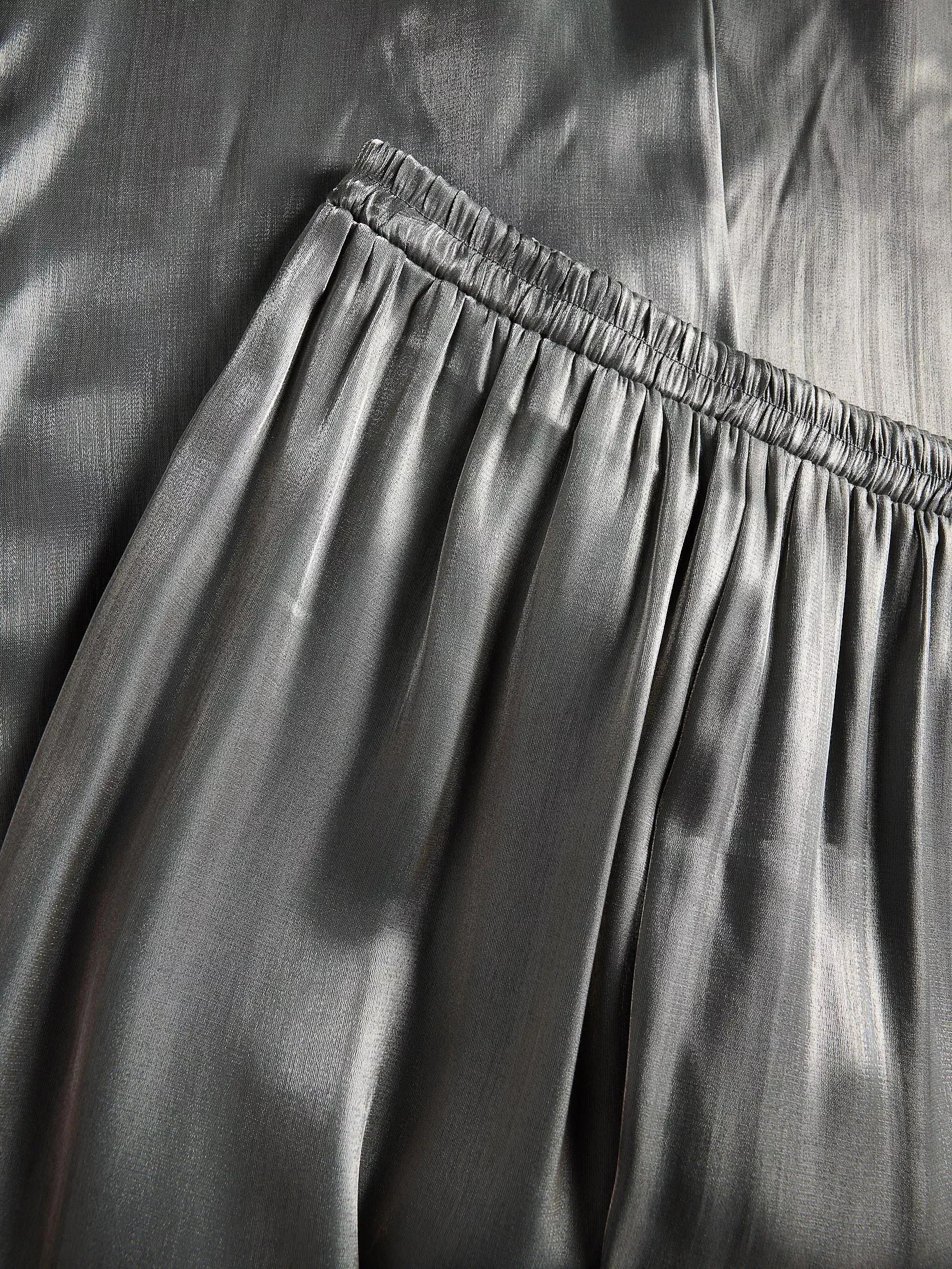 Grey Wide Leg Trousers, , large image number 5